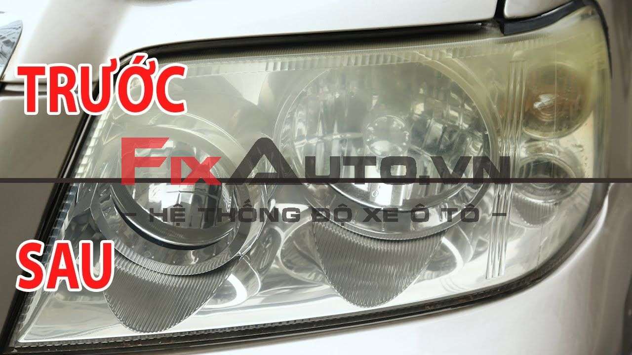 Thay mặt kính đèn pha ô tô sẽ giúp truyền ánh sáng đi tốt hơn