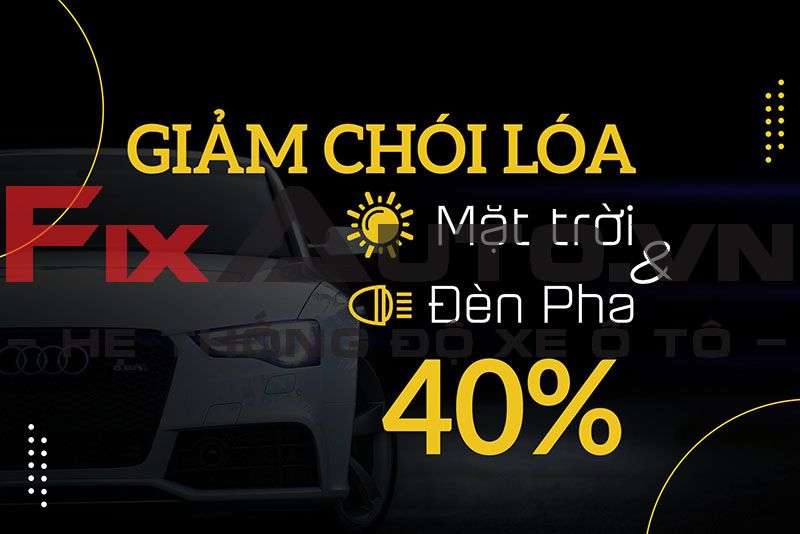 Phim Photosync giảm chói lóa từ mặt trời và đèn pha 