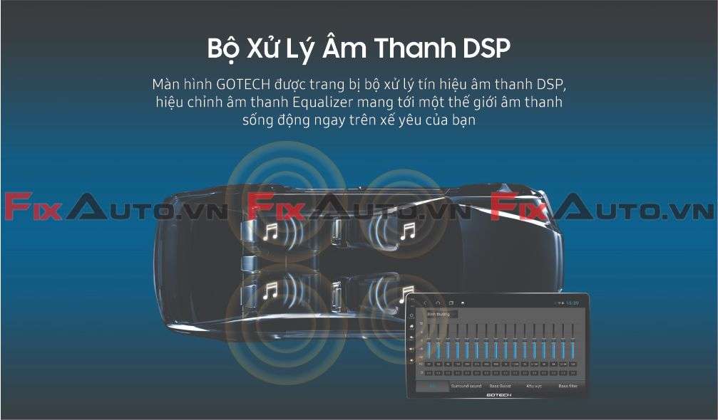 Bộ xử lý DSP giúp cải thiện âm thanh đến mức hoàn hảo