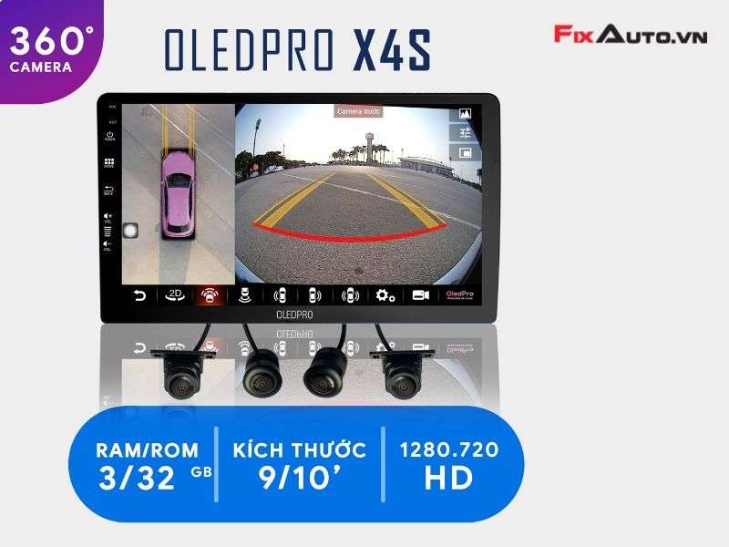 Màn hình ô tô OledPro X4S