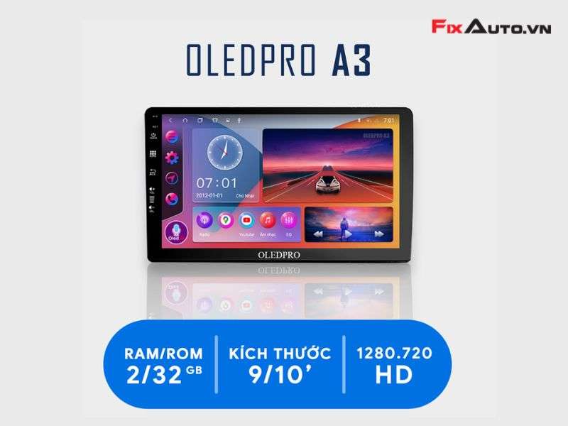 Màn hình ô tô OledPro A3