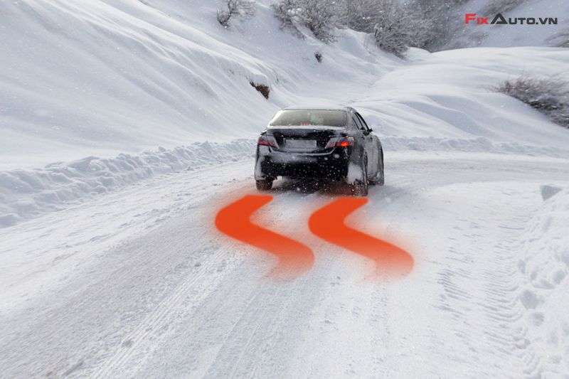 Bánh xe mất lực kéo 