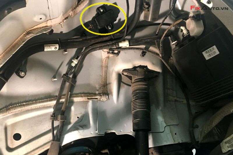 Bộ thu TPMS của đèn báo áp suất lốp bị lỗi