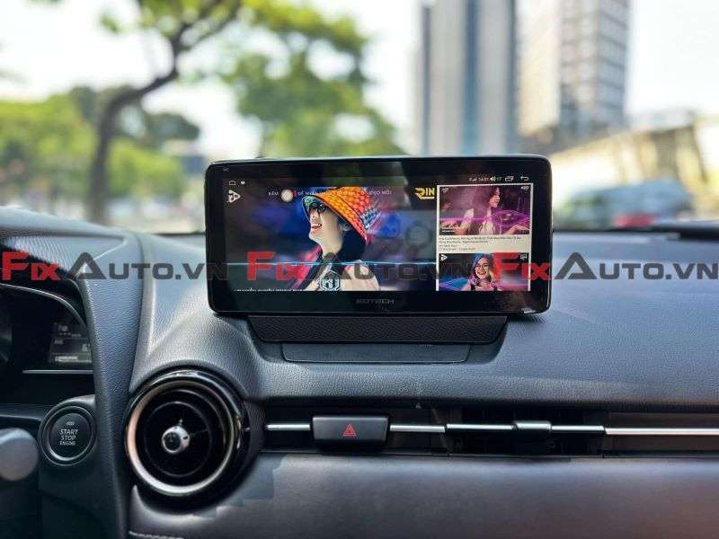 Chọn FixAuto là địa chỉ màn hình Toyota Wigo