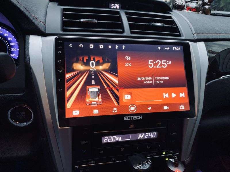 Màn hình Gotech cho xe Toyota Wigo