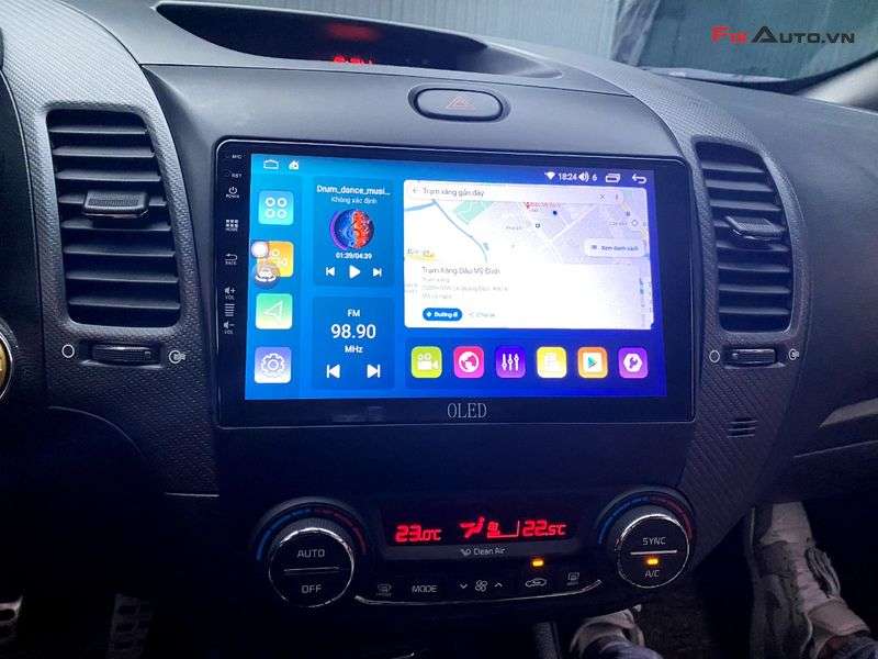 Màn hình zin xe Cerato