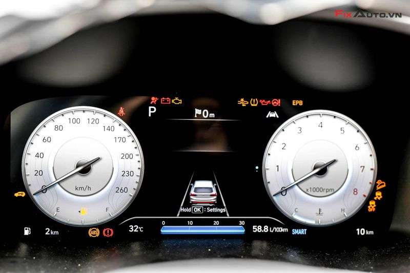 Vai trò của đèn báo áp suất lốp