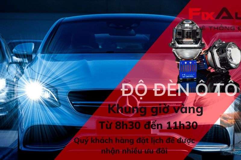 FixAuto đơn vị độ đèn xe ô tô Q5 uy tín tại Hà Nội