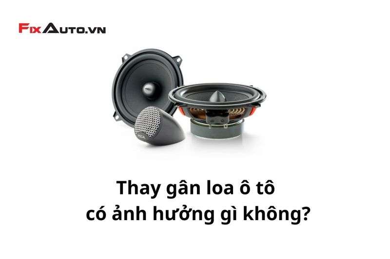 Thay gân loa ô tô có ảnh hưởng gì không