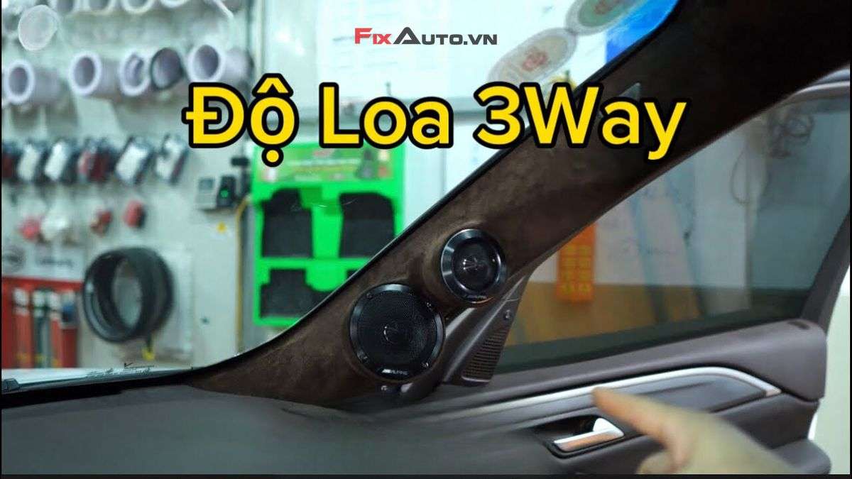 độ loa 3 way xe ô tô