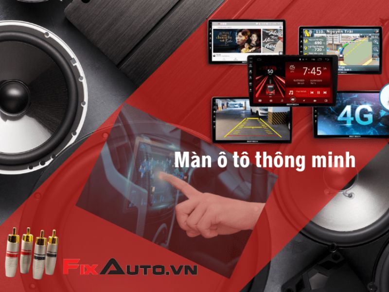 Fixauto - địa chỉ lắp màn hình ốp trần ô to 17 inch uy tín tại Hà Nội