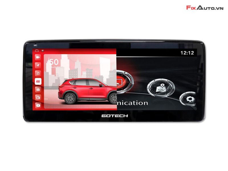 Màn hình android ô tô 10 inch thương hiệu Gotech
