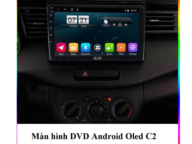 Màn hình ô tô oled c2 7 inch 