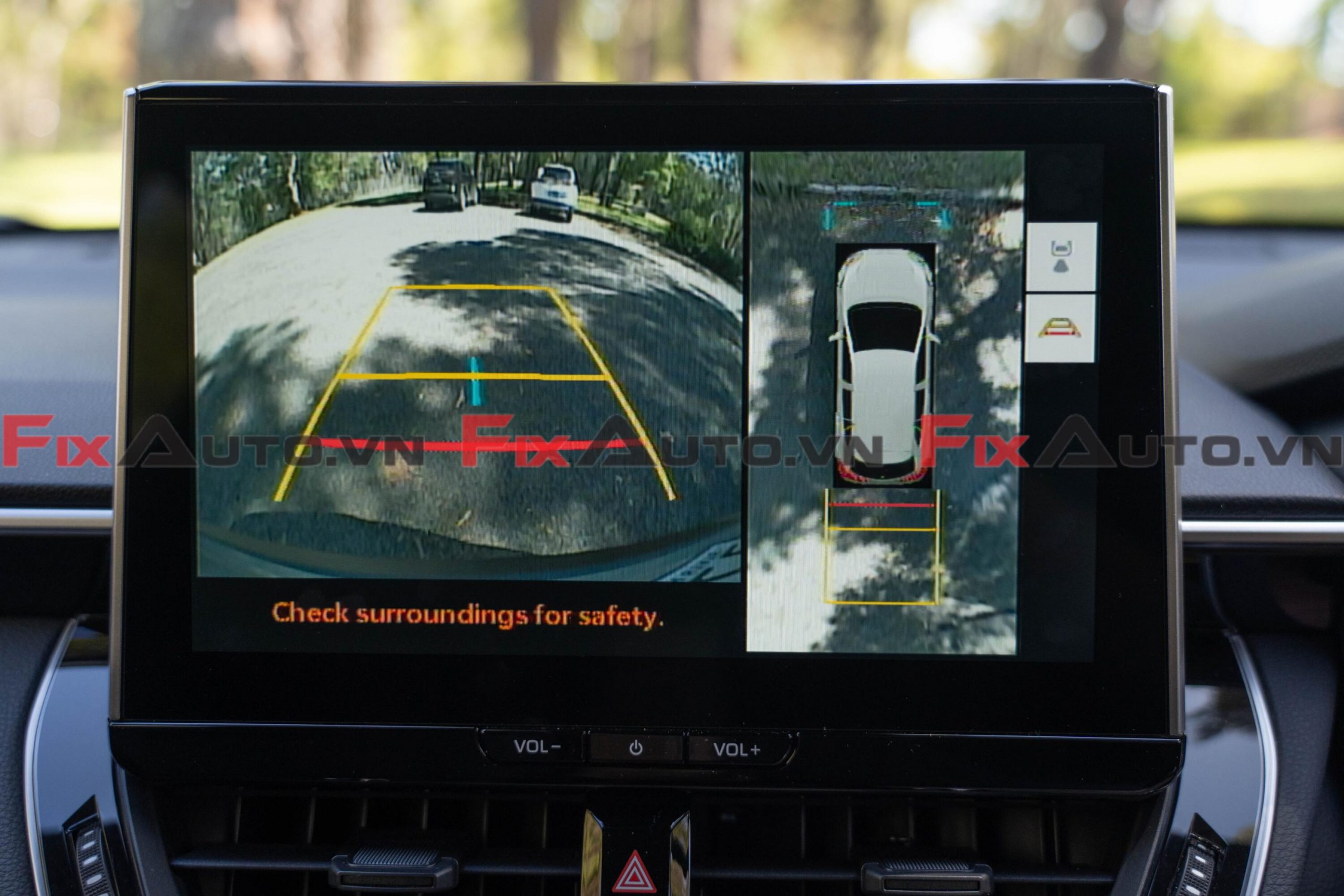 Màn hình Android cho Audi A2 với camera 360 FixAuto