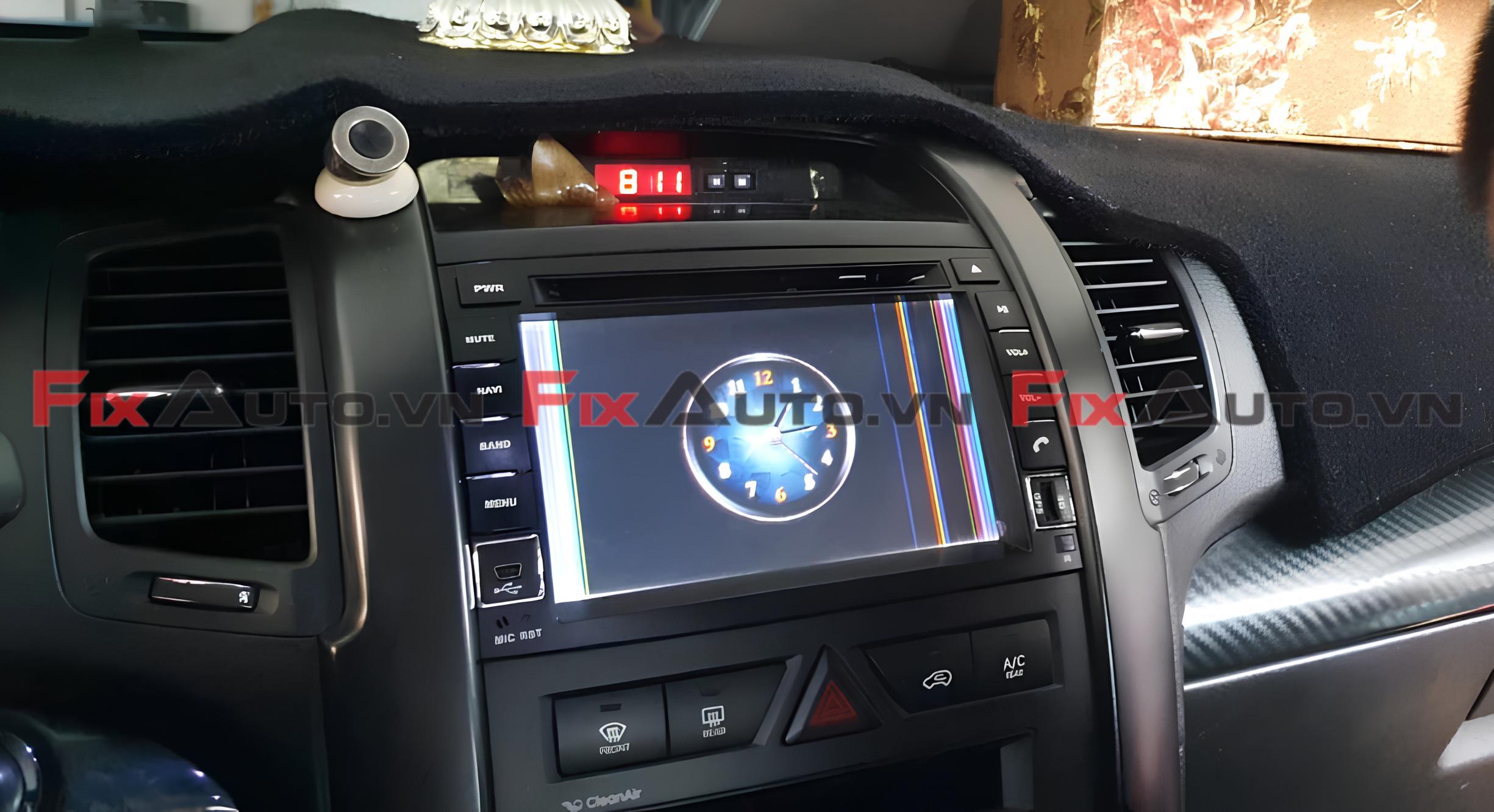 Màn hình zin Audi A7 bị kẻ sọc FixAuto