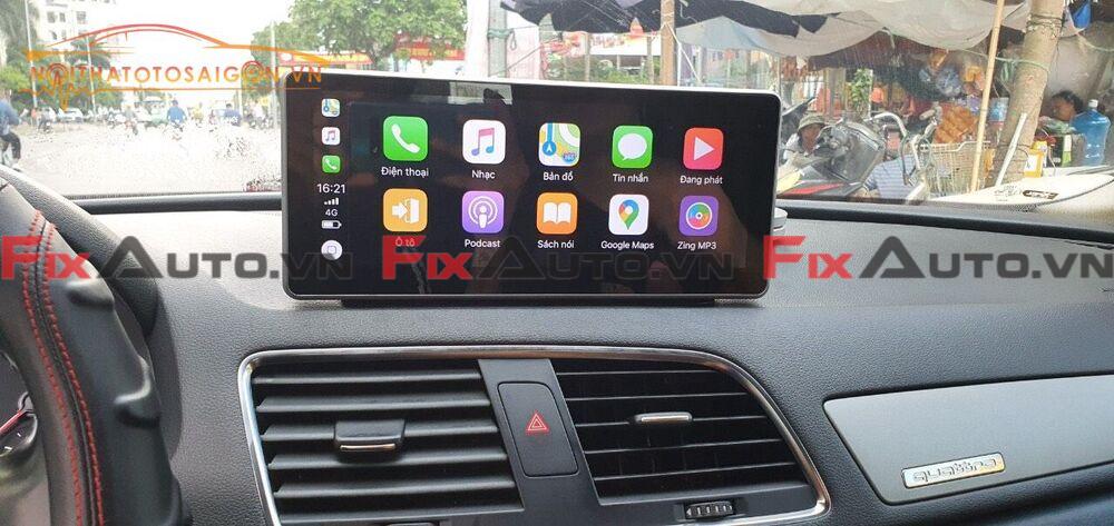 Màn hình zin Audi A2 chưa cung cấp nhiều tiện ích