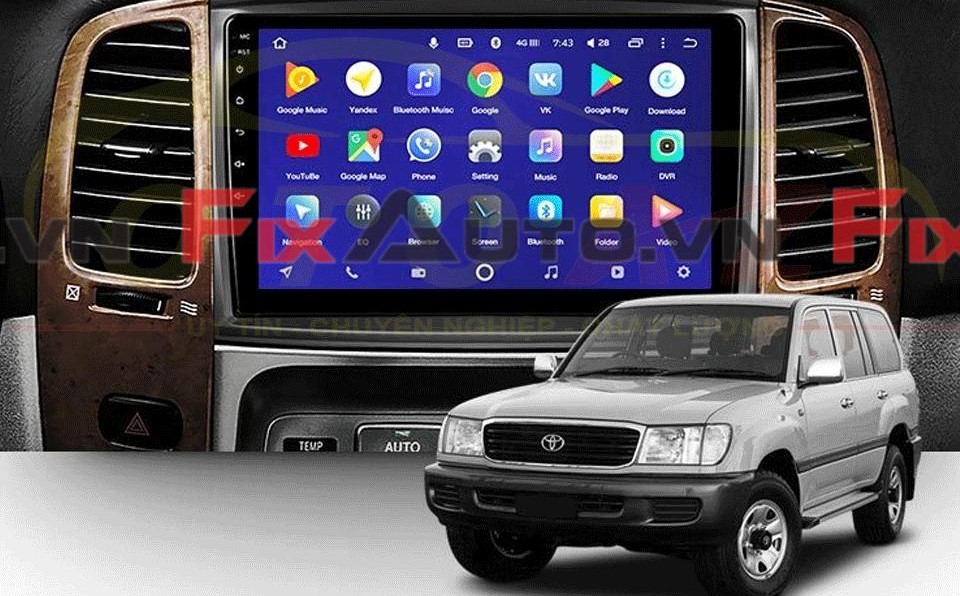 lắp màn hình landcruiser fixauto