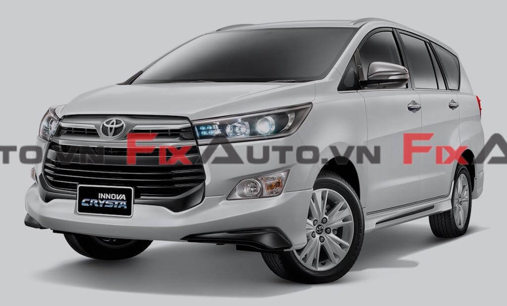tăng thẩm mỹ cho xe innova