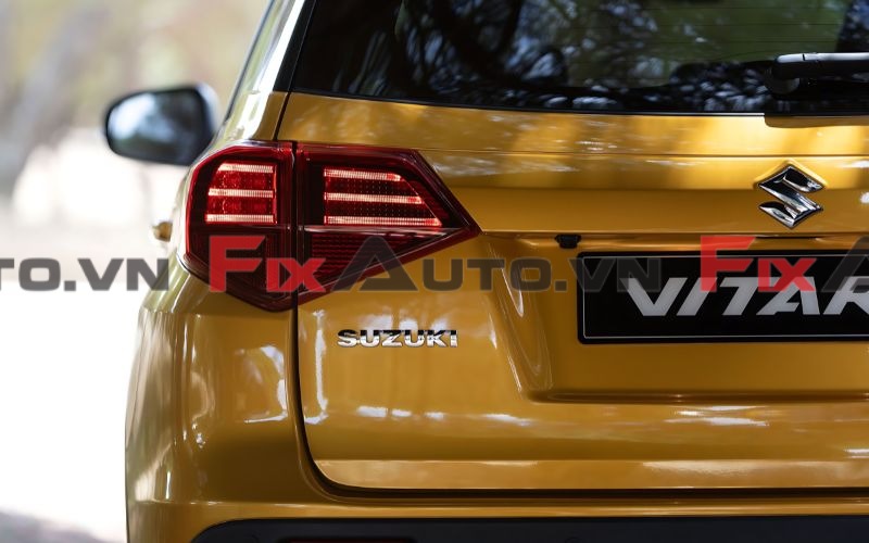 Viền đèn phía sau của Vitara tăng tính thẩm mỹ