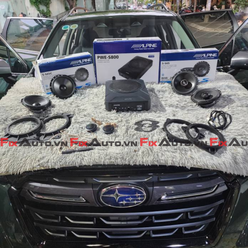 độ loa subaru forester