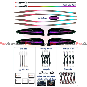 đèn led nội thất xe vf7