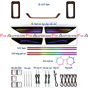 đèn led nội thất xe vf7