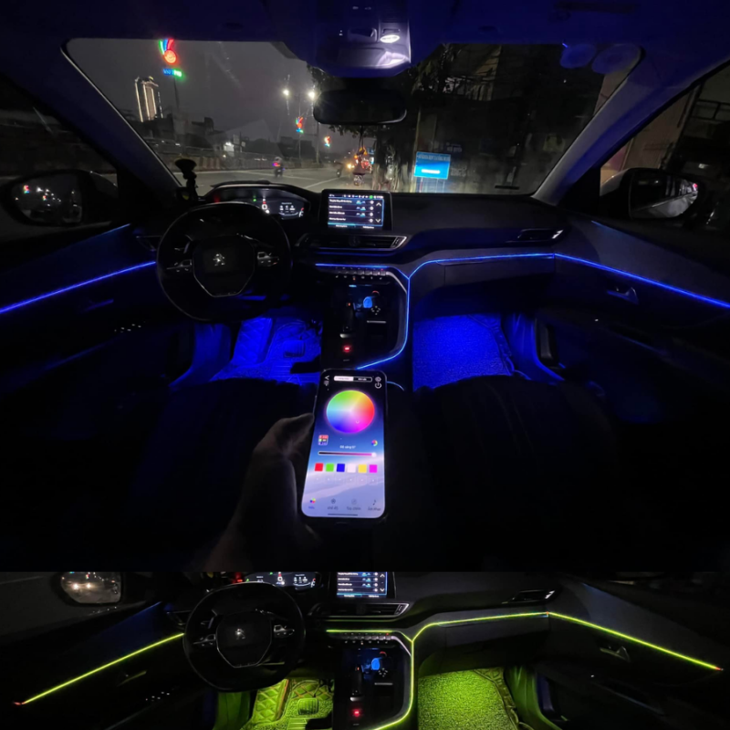 Đèn led nội thất peugeot 3008