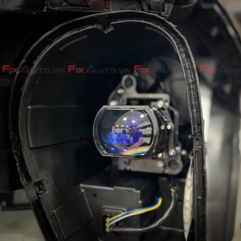 độ đèn xe limo green