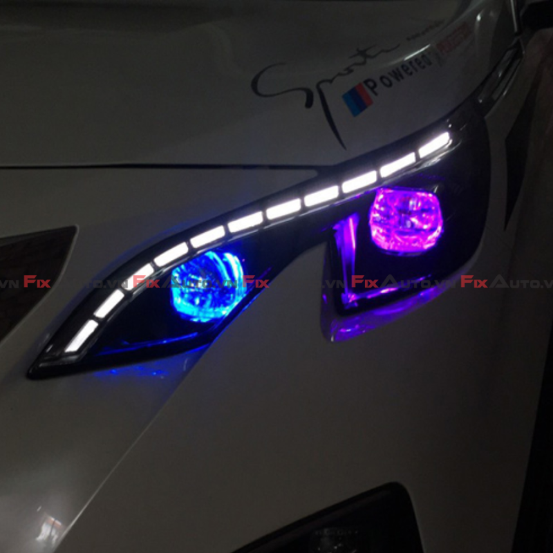 Độ đèn xe peugeot