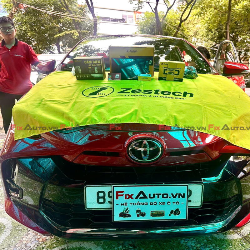 Lắp màn hình xe Vios