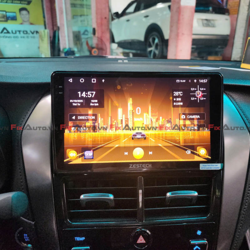 thay màn hình xe Vios