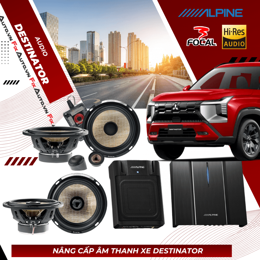 do-loa-xe-destinator (1) Độ loa xe destinator