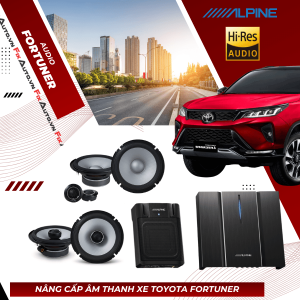 Độ loa xe Fortuner
