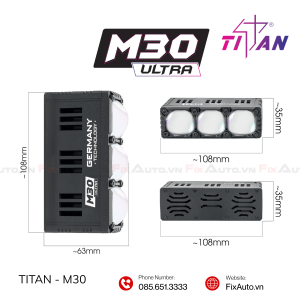 đèn trợ sáng Titan M30 Ultra V2