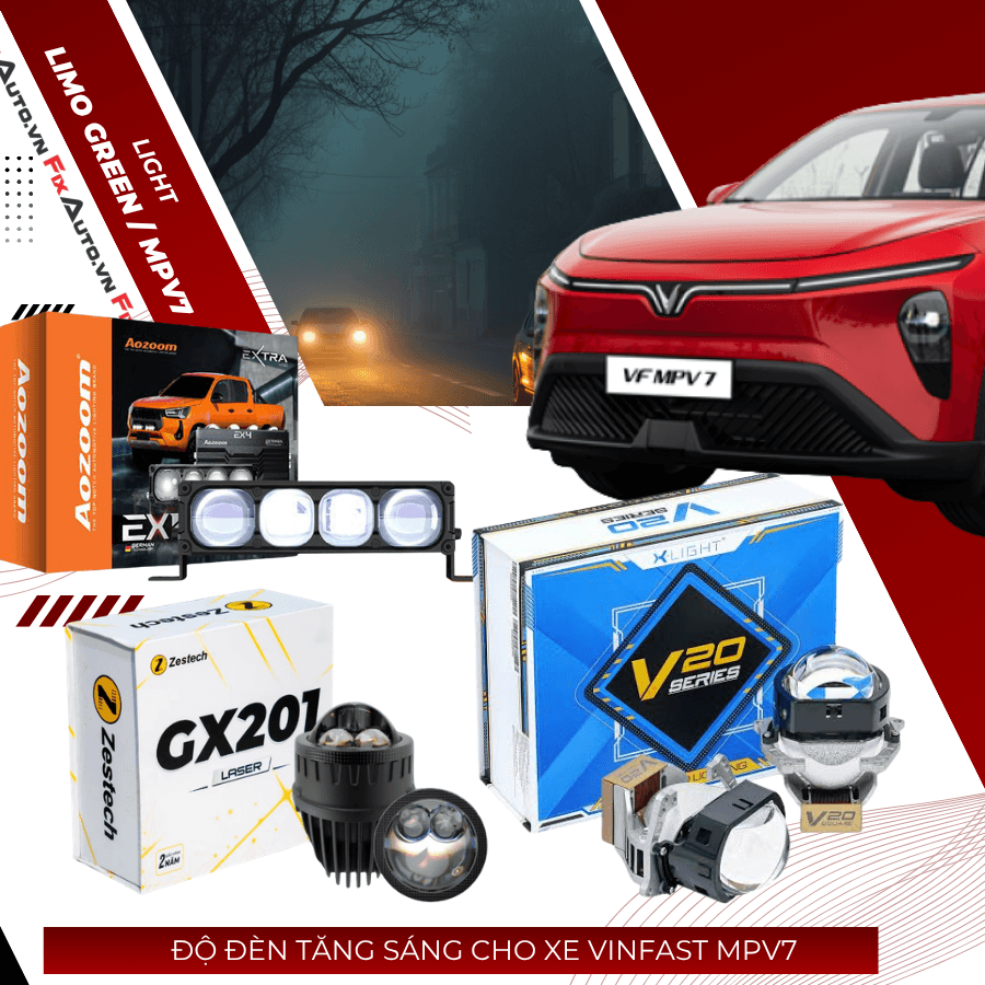 do-den-tang-sang-xe-mpv7 Độ đèn tăng sáng cho xe MPV7 / Limogreen
