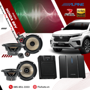 Độ loa xe Honda BRV